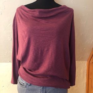Drake neck/off shoulder 3/4 sleeve top